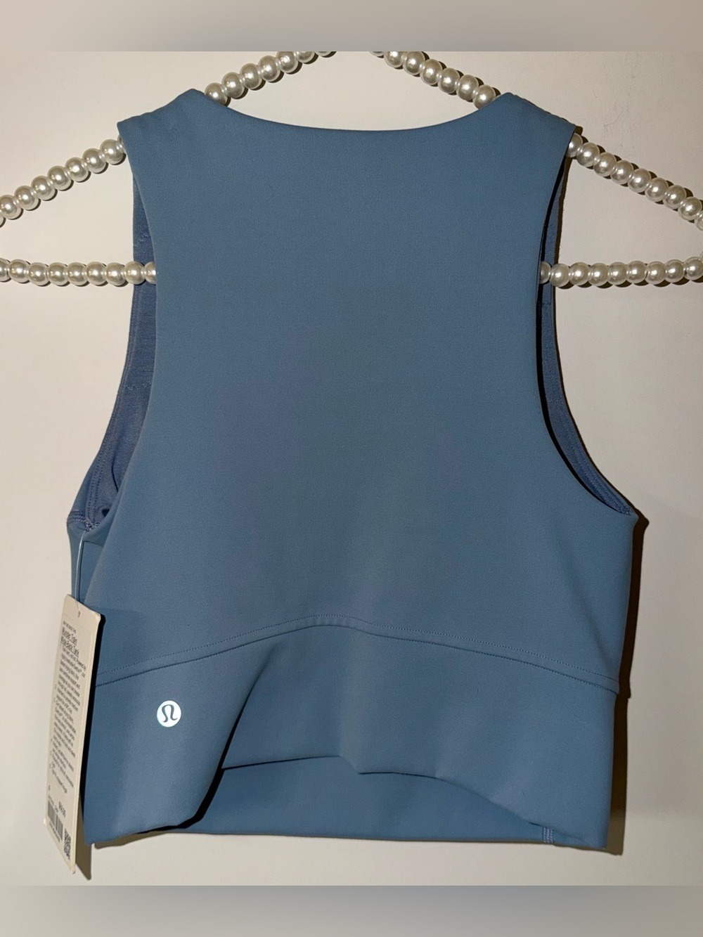 NWT Lululemon Wunder Train Wide-Back Tank Chambray Blue Size 4